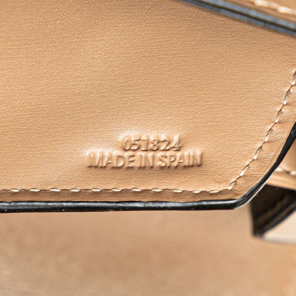 Pre Loved loewe Puzzle Small Leather Crossbody Women Brown Crossbody Bags - Picture 7 of 8
